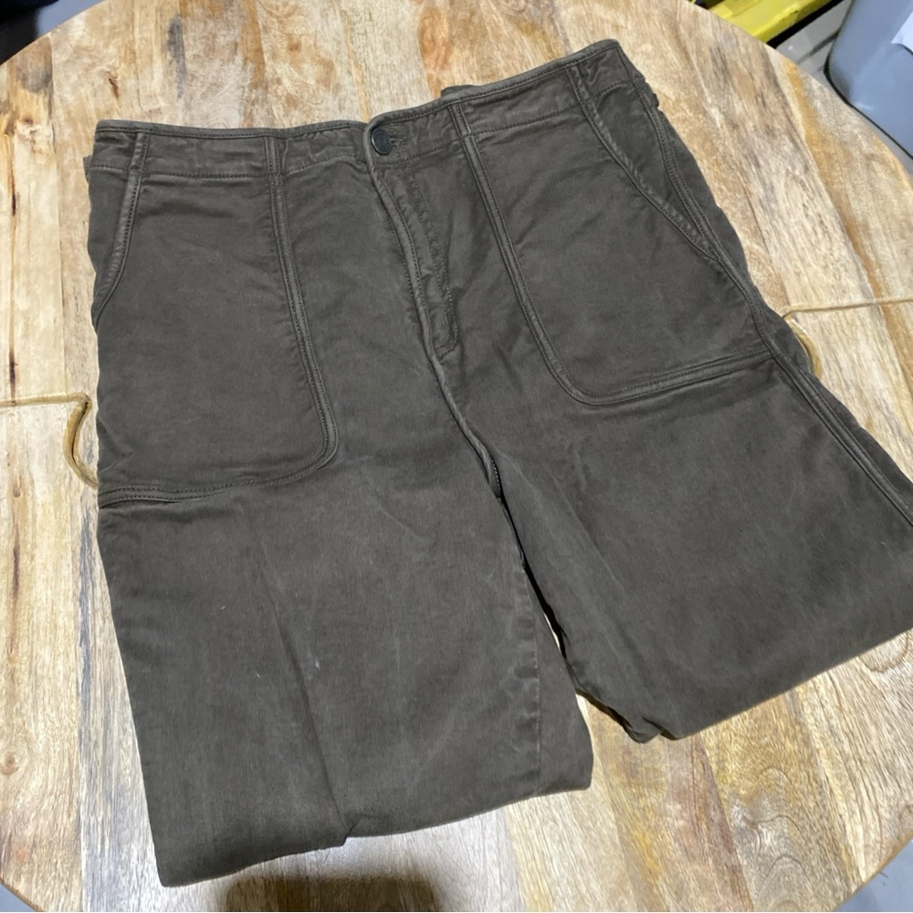 JOIE- ANDIRA FATIGUE PANTS Chino Green Fatigue Army Skinny Pockets Casual $228 - Picture 5 of 8